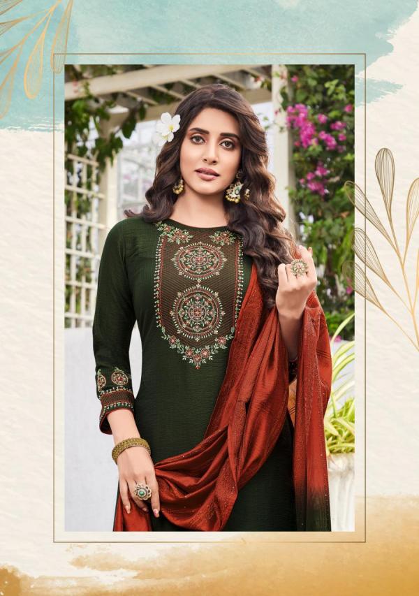 Ladies Copper Stone Vol 11 Viscose Embroidery Designer Readymade Suit